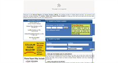 Desktop Screenshot of cellphoneregistry.com